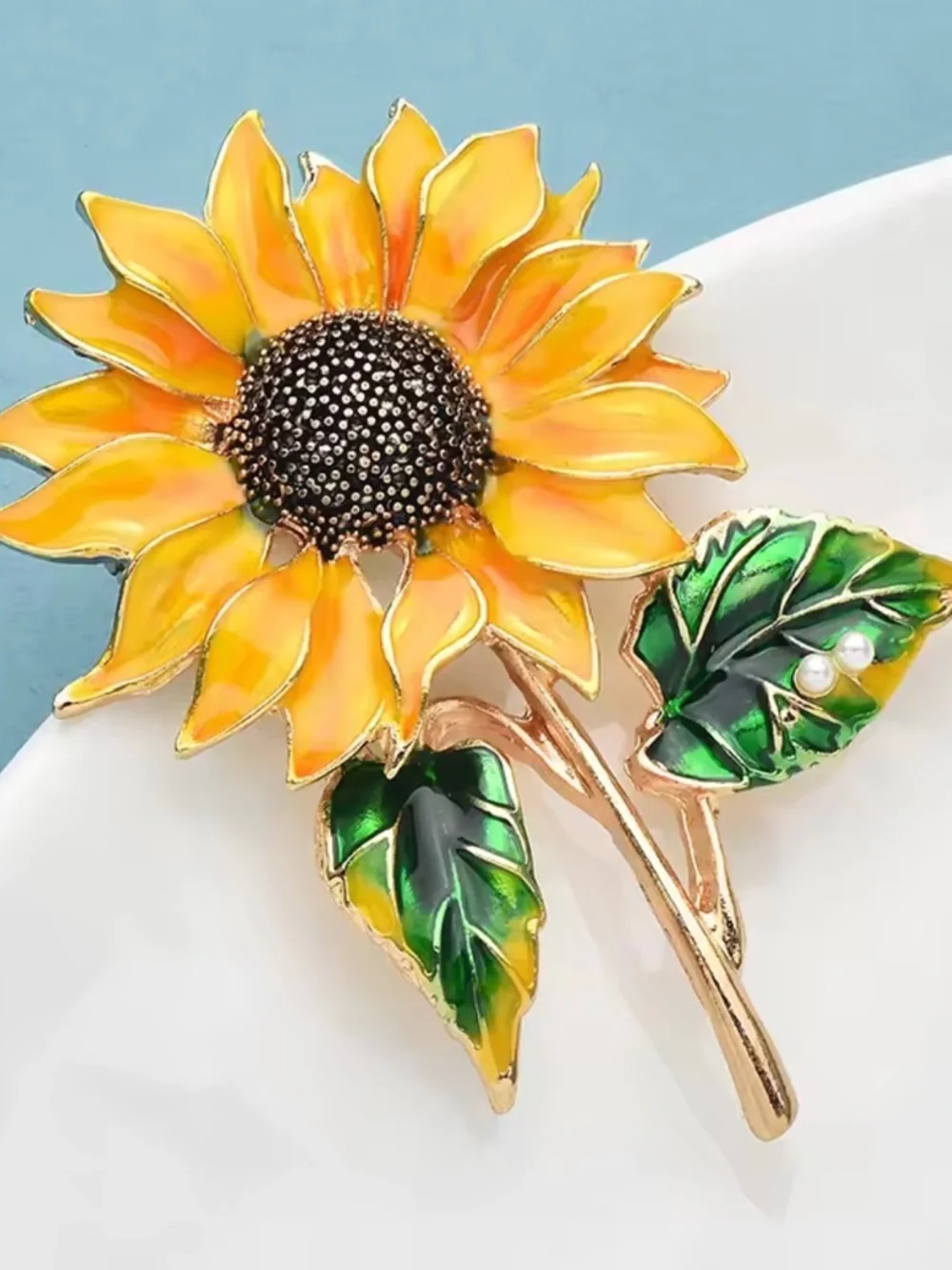 Anthropologie bright sunflower